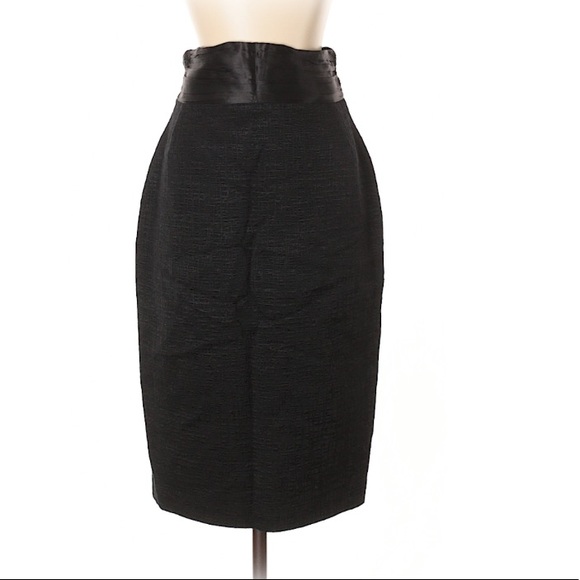 Elie Tahari Size 4 NWT black pencil skirt MSRP 208